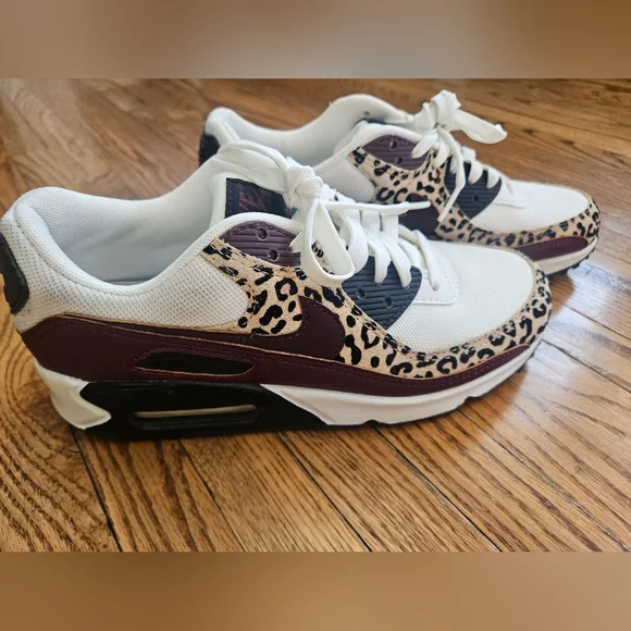 Women's NIKE Leopard Print Sneakers - Picture 1 of 7